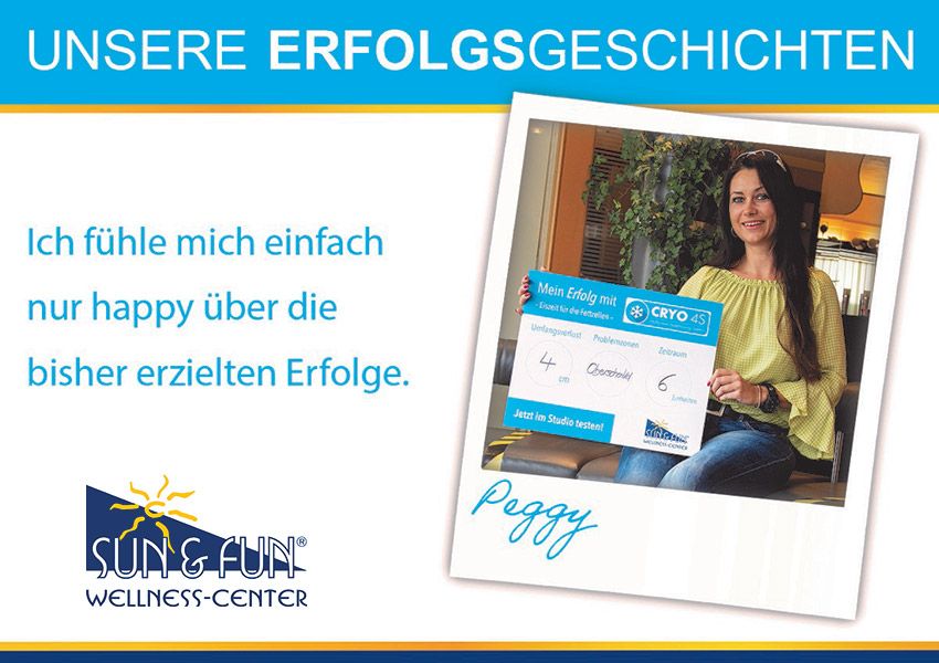 Sonnenstudio Solarium Burgdorf Sun & Fun Wellness Center - Cryo Erfolge